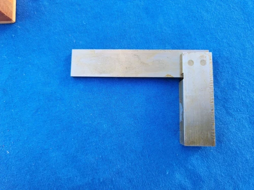 MITUTOYO 3" Machinist Square 75x50mm (not beveled) with wooden case