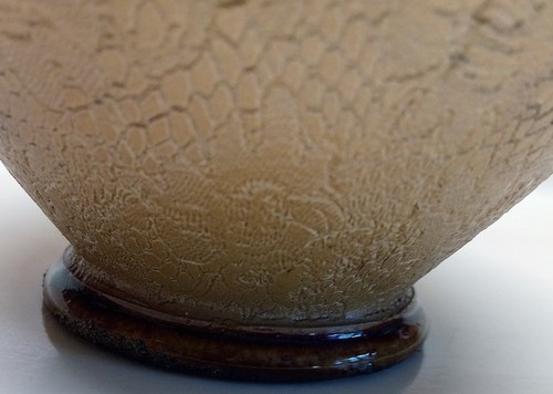 Gorgeous~RARE~1900s~ROYAL DOULTON~SLATERS PATENT~Glazed STONEWARE~10" VASE~Blues - Picture 9 of 12