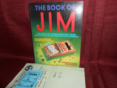 The Book of Jim Paperback Jim Woodring with note from Jim & mini Frank ...