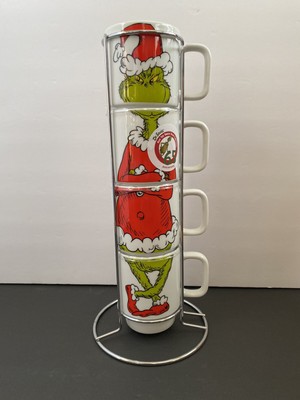 How the Grinch Stole Christmas Stacking Mugs Rack 65th Anniversary Grinch Ltd Ed