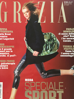Grazia 2007 44.Klara,EROS RAMAZZOTTI,CARLA BRUNI-KARL LAGERFELD,PAOLO BONOLIS