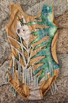 Leotard for gymnastic competition, pole dance performance, adult size.