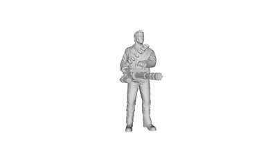 Printle V Homme 609--Terminator Machine Gun Scifi Figure for Dioramas Train Sets