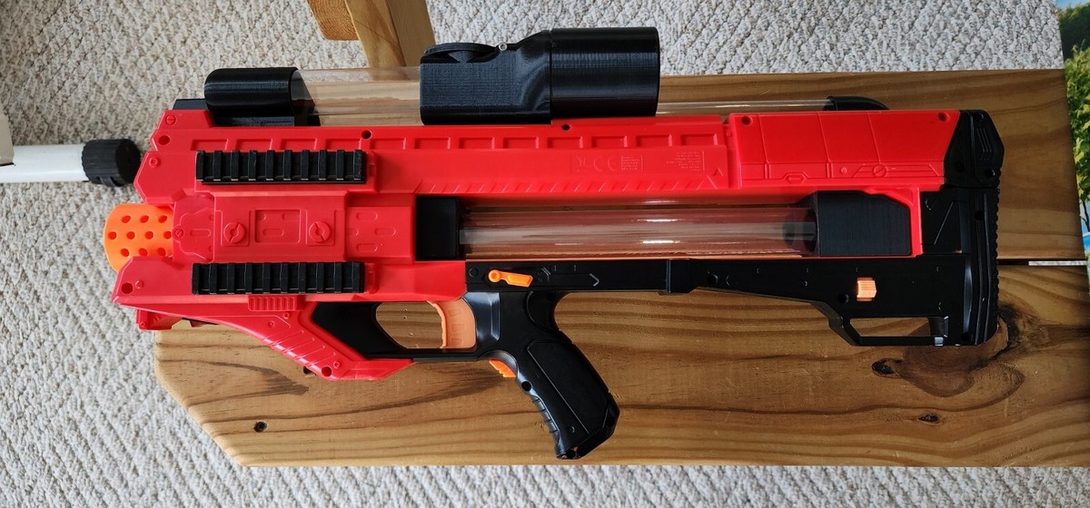 Custom Nerf Rival ZEUS w/OoD HIRricane Kit w/Battery
