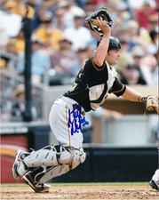 MICHAEL MCKENRY   PITTSBURGH PIRATES   ACTION SIGNED 8x10