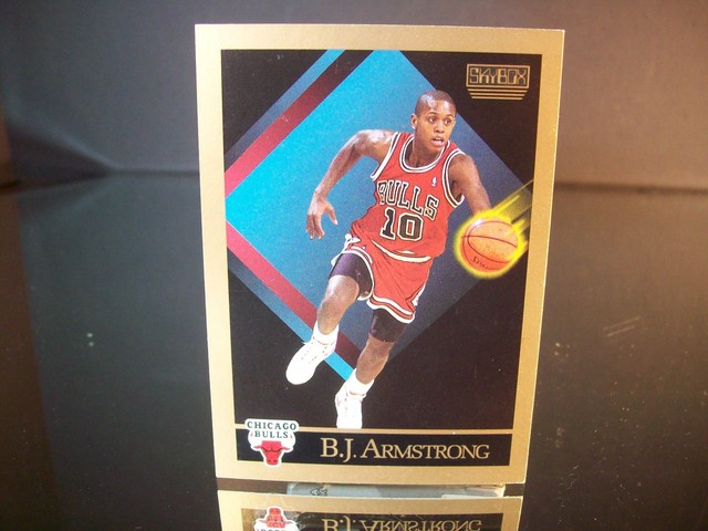 B J Armstrong SkyBox 1990 Card 37 Chicago Bulls NBA Basketball EBay