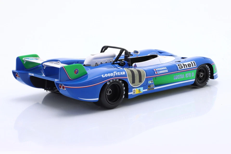 18LM73 1/18 MATRA SIMCA MS670B 3.0L V12 SHELL N11 WINNER 24h LE MANS 1973 BLUE - Image 2 of 4