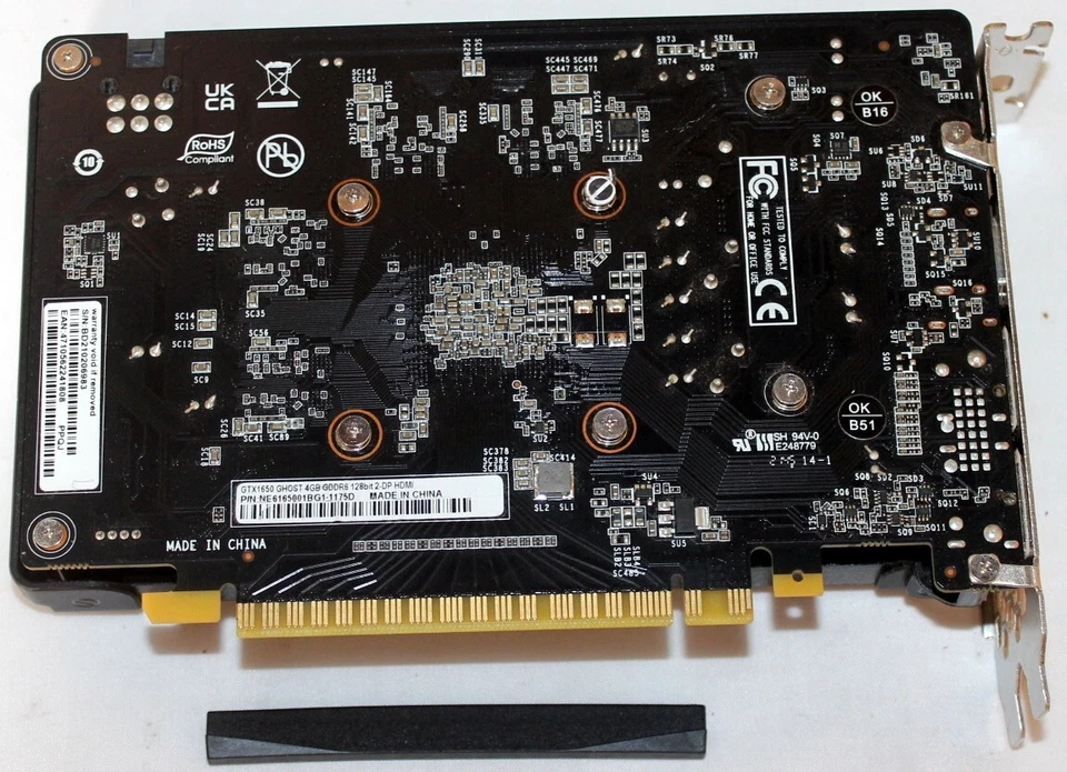 Gainward GeForce GTX 1650 GTX1650 GHOST 4GB GDDR6 128Bit 2-DP HDMI - Image 2 of 3