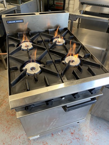 Blue Seal 4 Burner Natural Gas Cooker Oven Range - Picture 6 of 9