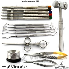 Zahn Implantate Chirurgisch Sinus Lift Gerade Osteotomes Schläger Spritze Noyes