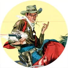 Slipmat Slip Mat for any Felt 7" Turntable 45 DJ Record Player New WILD WEST 11