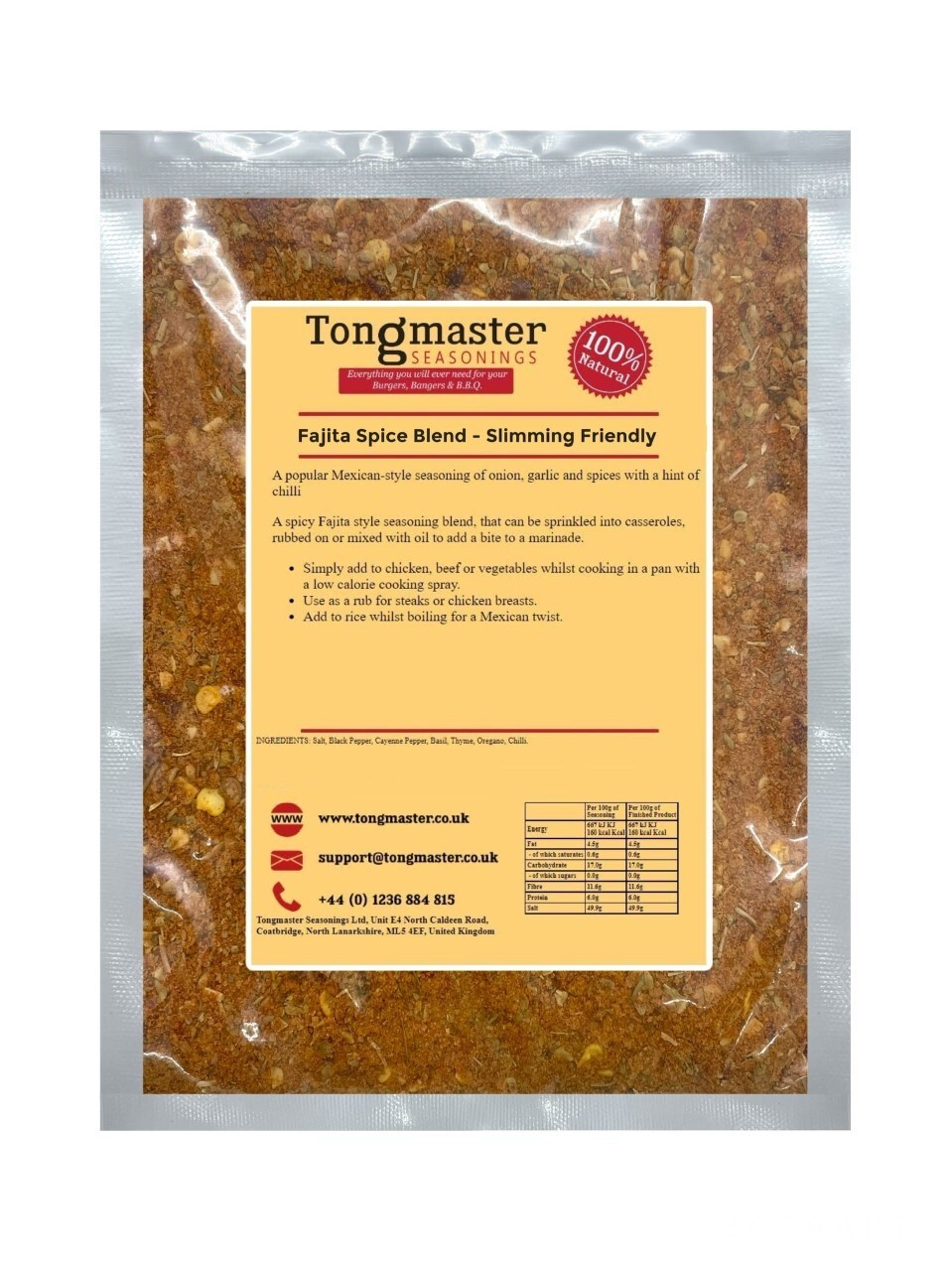 Fajita Spice Blend (Slimming Friendly) - 50g