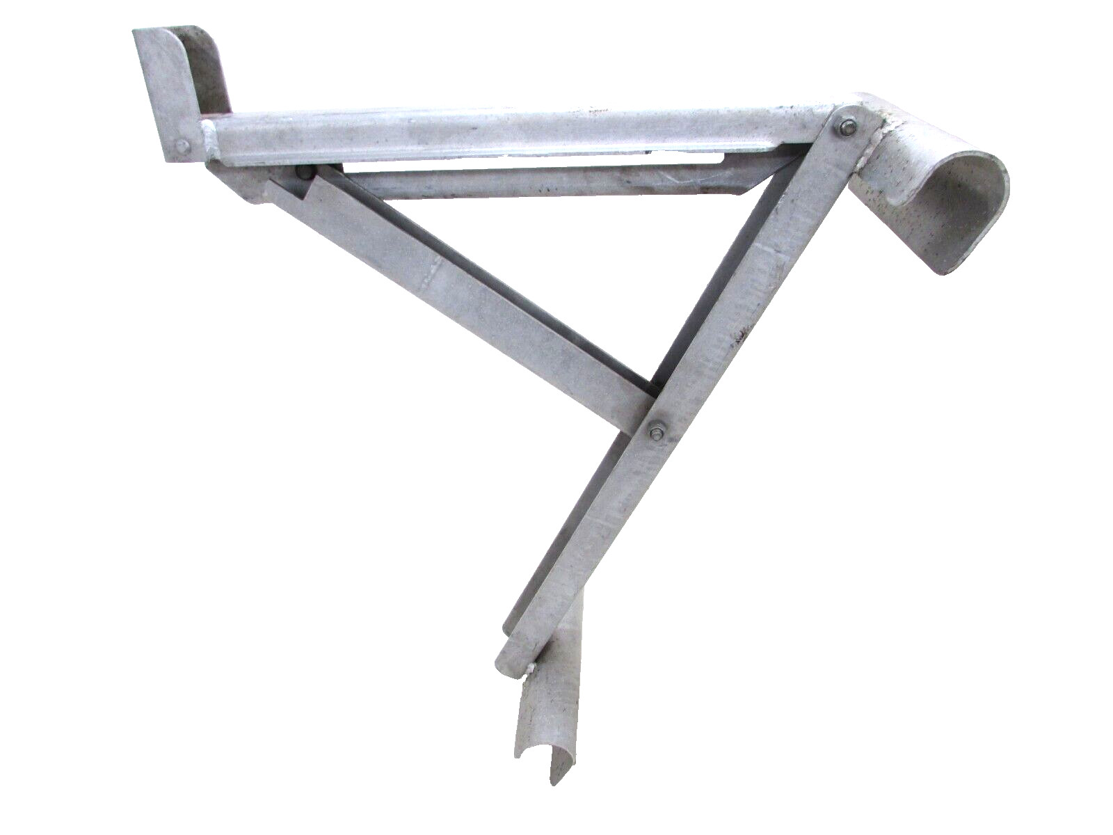 ALUMINUM LADDER JACK 2 RUNG LONG BODY, 19" PLATFORM, RIVETED AND WELDED