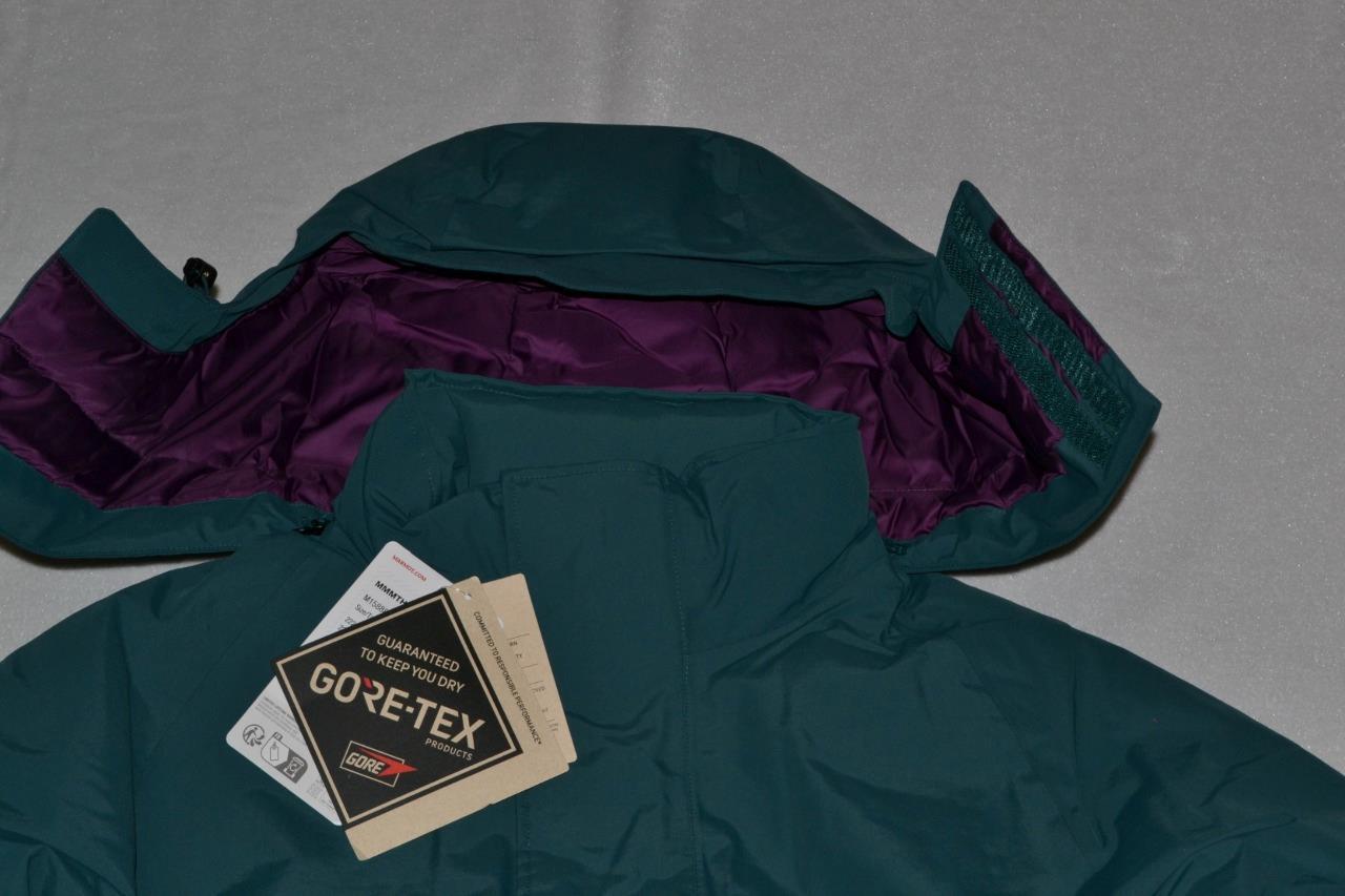 AUTHENTIC MARMOT GORE TEX MEN'S MAMMOTH PARKA DARK JUNGLE TEAL  NEW ALL SIZES image 3