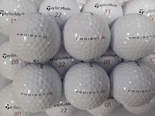 24 TAYLORMADE PROJECT A GOLF BALLS PEARL / GRADE A  LAKE BALLS  FREE DELIVERY