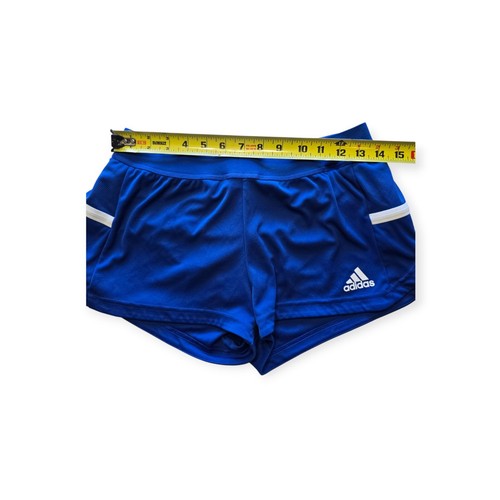 Adidas Team 19 Running Split Shorts Women's Size S Blue Shorts - Picture 3 of 6