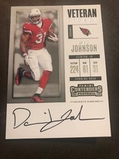 DAVID JOHNSON 2017 CONTENDERS VETERAN TICKET AUTO AUTOGRAPH SSP *CARDINALS STAR*