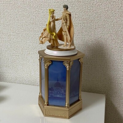 Bandai PROPLICA Sailor Moon Tuxedo mirage Memorial Ornament Music Box USED F/S