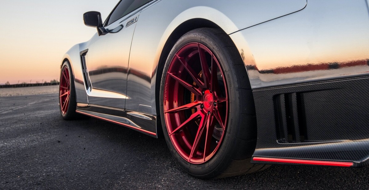 20” ROHANA RFX2 GLOSS RED CONCVAE RIMS WHEELS FOR SKYLINE GTR GT-R