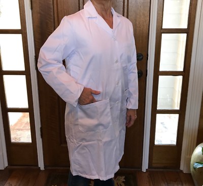 Women's 1st White Fashion Seal Lab Coat Sizes:12-20 Price: 20.00 BOGO