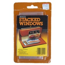 Vintage Amity Stacked Windows For Clutch Wallet Checkbook NOS 12 Photos