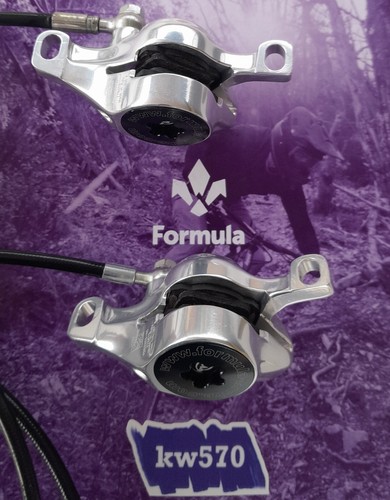 Formula - Brake set R1 Silver Polish TFRA Silver ready2use front 85cm rear 146cm - Picture 8 of 8