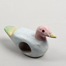 SCULTURA Stupenda STATUETTA ANATRA in LEGNO ARTE ARTIGIANATO MONTEGROTTO T (PD)