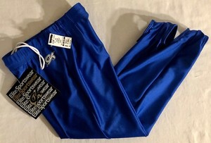 GK BOYS LARGE SAPPHIRE GYMNASTICS RUNNING COMPETITION NYLON//LYCRA LONG SHORTS CL