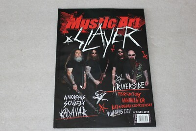 Mystic Art 3/2015 Slayer, Riverside, Fear Facotry, Kat, Soulfly Polish Magazine