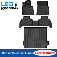 3D Floor Mats & Cargo Liner for 2019-2026 BMW X5 5 Passenger All Weather TPE Mat