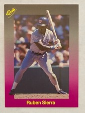 1989 Classic #162 Ruben Sierra Texas Rangers
