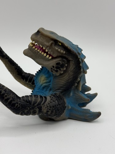 1998 Toho Godzilla T-Rex Dinosaur Rubber Finger Puppet Resaurus Co 5” Wide - Picture 3 of 7