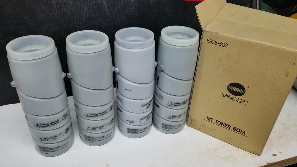 Cartucho de tóner negro Konica Minolta 501A 8935-502 original OEM - nuevo sellado Foto 2 de 2