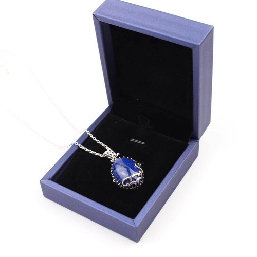 The Vampire Diaries Katherine Pierce Daylight Nature Lapis S925 Silver Necklace - Picture 7 of 13