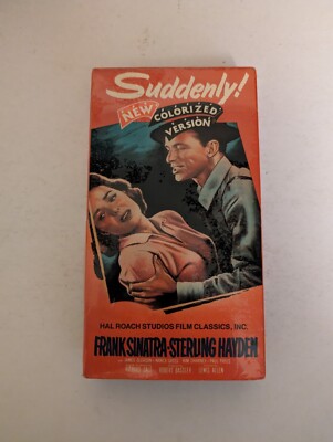 Suddenly Frank Sinatra VHS Movie Hal Roach Studios Colorized