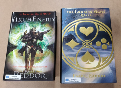 The Looking Glass Wars 2 Book Lot Arch Enemy Frank Beddor Hardcover
