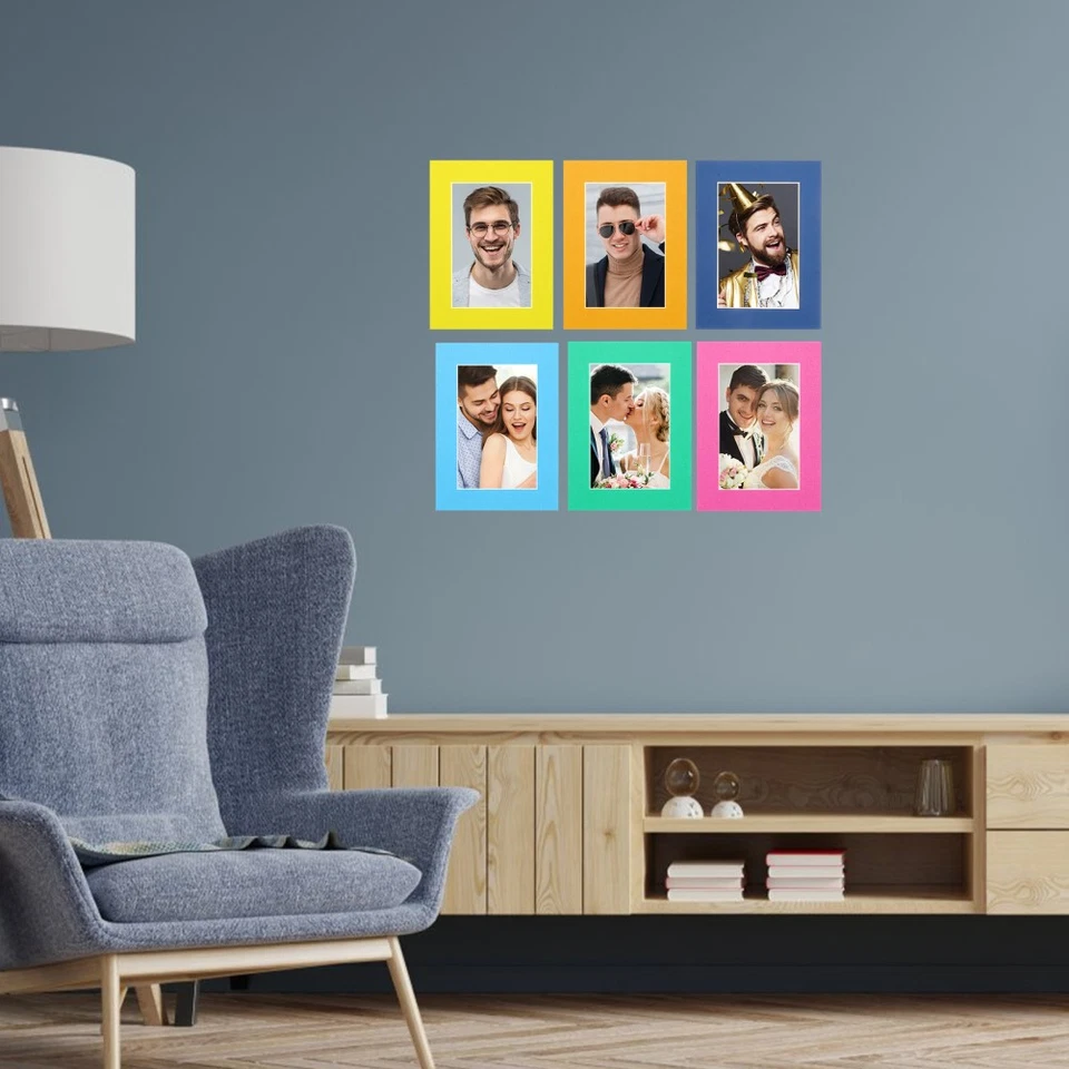 30pcs DIY Cardboard Photo Frames Picture Inserts Holder Cards - Image 4 of 4