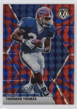 2020 Panini Mosaic Reactive Blue Mosaic Prizm Thurman Thomas #32 HOF n1u