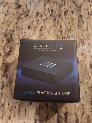 Artpix 12 White- Light LED Lighted Base for Glass Art - Display, White Light