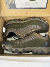 NEW Oboz Hiking Men's 12 Tamarack Trail Sneakers BDRY Brown Green Leather WP