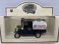 LLEDO Chevron Commemorative Diecast Winter Red Crown Gasoline Tanker NEW in Box