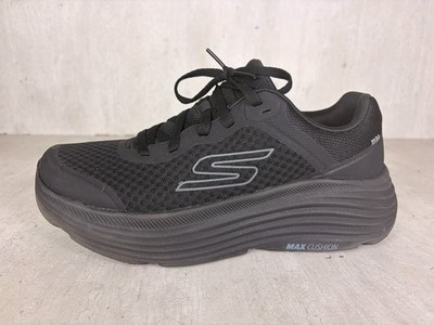 (K225) Skechers Max Cushioning Endeavour Gr. 41 Herren Sneaker Schwarz Gebraucht