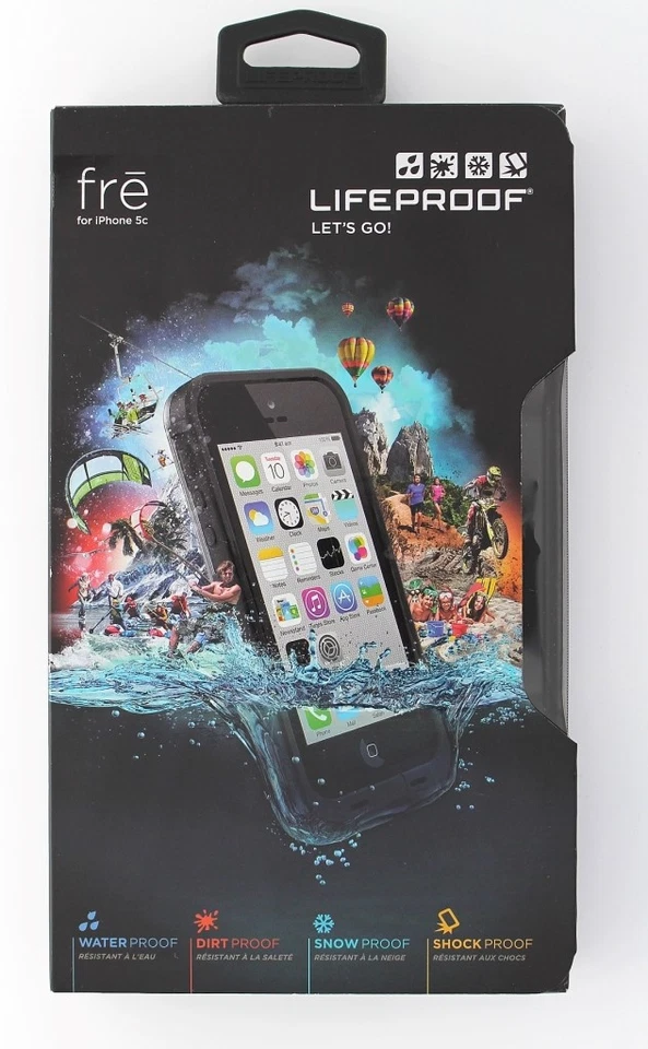 Funda LifeProof Free para Apple iPhone 5C - Negra/Transparente Foto 3 de 3