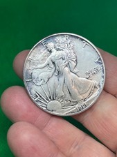 1991 American Eagle moneta dollaro USA argento vintage da collezione 1 dollaro