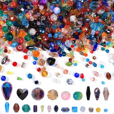 Assorted Glass Crystal Beads for Jewelry Making,Diy Lamp Work, Glass Spacer Bead