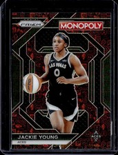 2024 Panini Prizm Monopoly WNBA #WNBA15 Jackie Young All-Star Mr. Monopoly Red