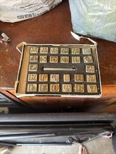 Leather Craft Alphabet Number Stamp Punch Set 3/4" Stamping Tool Craftool ABC