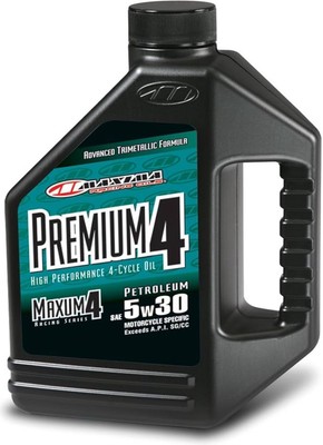 Maxima Racing Oils 5W30 Maxum4 Premium 4 High Performance 4-Cycle Oil 1 Gallon