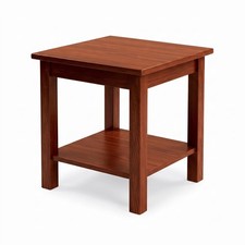 Amish Made Classic End Table, Yellow Pine Wood, Made in USA