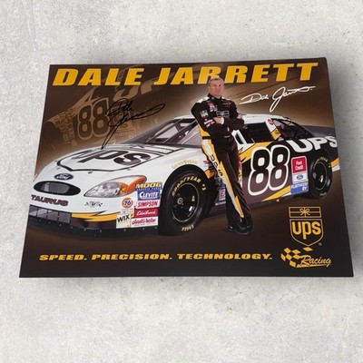 Dale Jarrett VINTAGE signed photo UPS #88 2002 WINSTON CUP SERIES HOFer CHAMPION